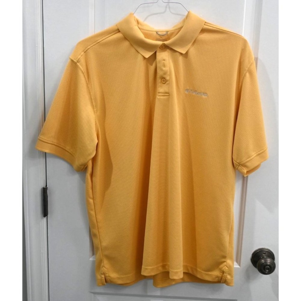 Columbia Mens Short Sleeve Polo Shirt Size L